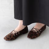 4224レオパードハラコ調 | パンプス フラットシューズ ぺたんこパンプス | welleg