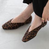 4224レオパードハラコ調 | パンプス ぺたんこ 2way | welleg