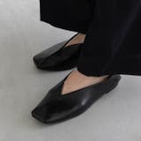 1020ブラックPU | パンプス ぺたんこ 2way | welleg