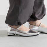 1140シルバーPU | パンプス 走れる ストラップ | welleg