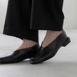 1020ブラックPU | パンプス バブーシュ スクエアトゥ | welleg