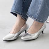 1140シルバーPU | パンプス 走れる 履きやすい | welleg