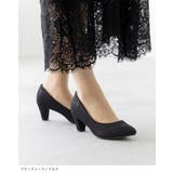 チャンキーヒール ポインテッドトゥ パンプス | welleg | 詳細画像24