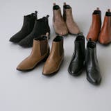 ポインテッドトゥ ローヒール サイドゴア | welleg | 詳細画像3 