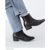 ポインテッドトゥ ローヒール サイドゴア | welleg | 詳細画像4 