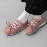 4093ピンクCL | スニーカー レディース バレエスニーカー | welleg