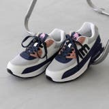 1235ネイビーxグレーPU | モズ moz スニーカー | welleg