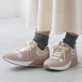 3221ピンクxベージュ | モズ moz スニーカー | welleg