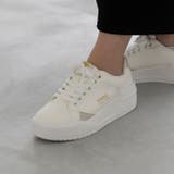 1228ホワイトxアイボリーPU | モズ moz スニーカー | welleg