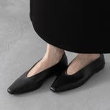 1020ブラックPU | パンプス フラットシューズ 走れるパンプス | welleg