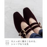 パンプス フラットシューズ ストラップパンプス | welleg | 詳細画像18 