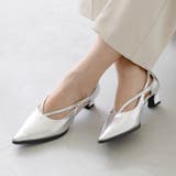 1140シルバーPU | パンプス 走れる ストラップ | welleg