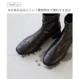 ショートブーツ レディース 変形ヒール | welleg | 詳細画像5