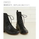 ミドルブーツ レディース レースアップブーツ | welleg | 詳細画像5