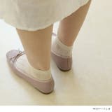 日本製透かしリブ編みクルー丈靴下 リブソックス レッグウェア | welleg | 詳細画像6 
