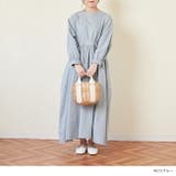 9072ブルー | ハイウエストマキシワンピース ワンピース レディース | welleg