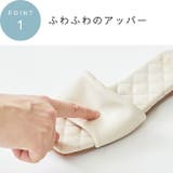 キルティングフラットヒールサンダル レディース サンダル | welleg | 詳細画像15