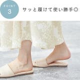 キルティングフラットヒールサンダル レディース サンダル | welleg | 詳細画像17