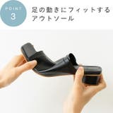 スクエアトゥ ラウンドヒール サンダル | welleg | 詳細画像18