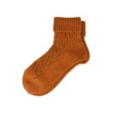 9103レンガZK | カシミヤ混折り返しショートソックス レディース ソックス | welleg