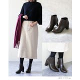 ラウンドトゥ チャンキーヒール ショートブーツ | welleg | 詳細画像12