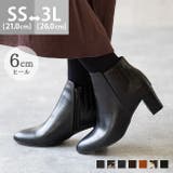 ラウンドトゥ チャンキーヒール ショートブーツ | welleg | 詳細画像1