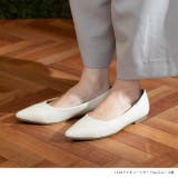1228アイボリーリザードpu | エアスイート 走れるパンプス フラットヒールパンプス | welleg