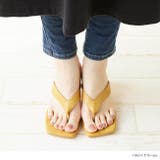 1063イエローpu | スクエアトゥトングサンダル サンダル トングサンダル | welleg