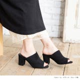 オフィスで履き替え オフィスミュールサンダル 7㎝ヒールver | welleg | 詳細画像10 