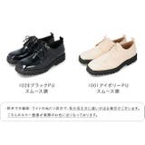 ボリュームソール スクエアトゥレースアップシューズ レディース | welleg | 詳細画像2 