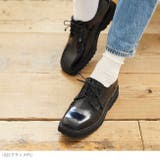 ボリュームソール スクエアトゥレースアップシューズ レディース | welleg | 詳細画像7 