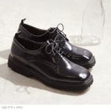 ボリュームソール スクエアトゥレースアップシューズ レディース | welleg | 詳細画像8 