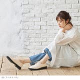 ボリュームソール スクエアトゥレースアップシューズ レディース | welleg | 詳細画像9 