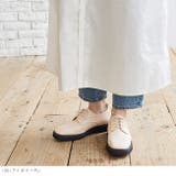 ボリュームソール スクエアトゥレースアップシューズ レディース | welleg | 詳細画像10 