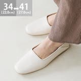 スクエアトゥ フラットヒール 2way | welleg | 詳細画像1 