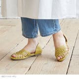 ラウンドトゥフラットクロス編みサンダル レディース 編みサンダル | welleg | 詳細画像4