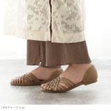 ラウンドトゥフラットクロス編みサンダル レディース 編みサンダル | welleg | 詳細画像7