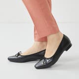 1020ブラックPU | バレエシューズ ぺたんこ靴 履きやすい | welleg