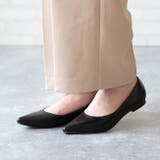 1020ブラックpu | エアスイート 走れるパンプス フラットヒールパンプス | welleg