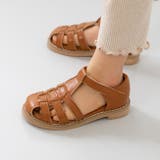 1080キャメルPU | キッズ サンダル グルカサンダル | welleg