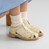 1061クリームイエローPU | キッズ サンダル グルカサンダル | welleg