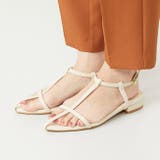 1001アイボリーPU | ストラップサンダル 脱げない レディース | welleg