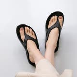 6001ブラック | トングサンダル シャワーサンダル バススリッパ | welleg