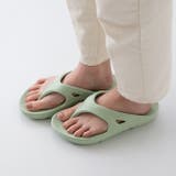 6035ライトグリーン | トングサンダル シャワーサンダル バススリッパ | welleg
