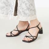 1020ブラックPU | 多連ストラップ 5 5cmヒール | welleg
