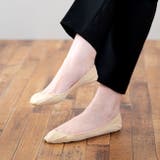 ベージュ／ナイロン | 3人に1人が買ってる！もう見えない！脱げない！超極浅 フットカバー かかとすべり… | welleg