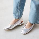 1140シルバーPU | パンプス フラットシューズ 走れる | welleg