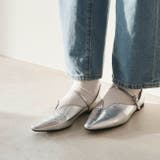 1140シルバーPU | パンプス フラットシューズ 走れる | welleg