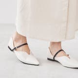 1001アイボリーPU | パンプス フラットシューズ 走れる | welleg