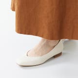 1001アイボリーPU | パンプス 痛くない ローヒール | welleg